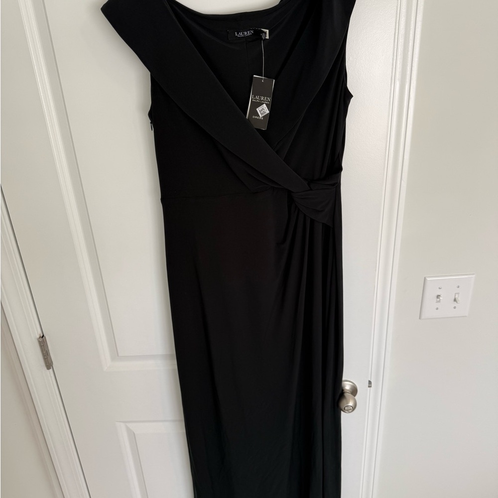 Ralph Lauren Black Asymmetrical Dress